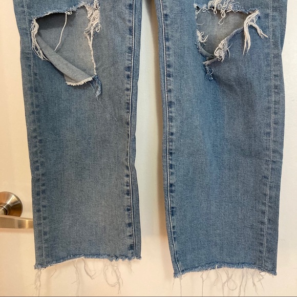 UNIQLO women's regular straight high rise jeans - Picture 3 of 6